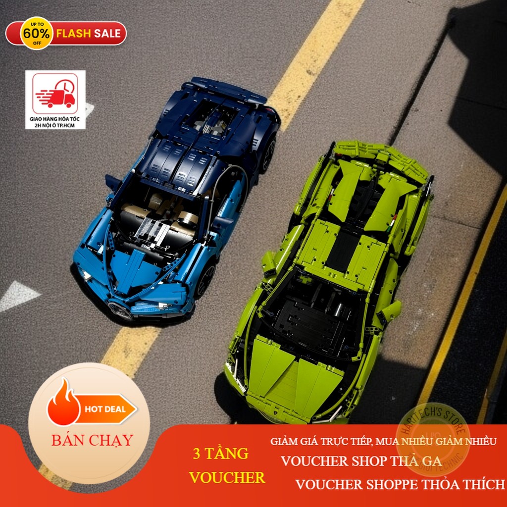 Mô hình lắp ráp siêu xe Technic Lamborghini Tỉ lệ 1:8