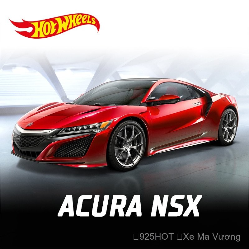 Hot Wheels Shot Wheels Xe thể thao nhỏ bằng hợp kim Acura NSX mô hình xe đồ chơi mô phỏng quà tặng đ