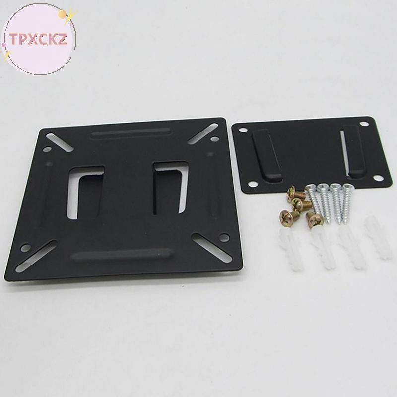 Tpxckz 14-24 Inch Tivi Gắn Tường Snap Fastener Flat Panel Kim Loại Đa Năng Giá Đỡ Tivi LCD Màn Hình 