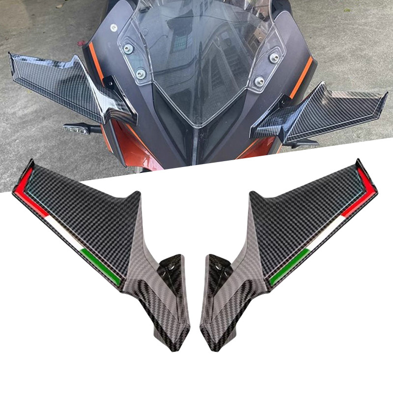 Xe Máy Gương Bên CBR 650R Winglets Cánh Gió Có Thể Điều Chỉnh Xoay Chiếu Hậu Phù Hợp Cho Xe Honda CB