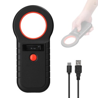 Máy quét đầu đọc vi mạch cho thú cưng Máy quét Chip cầm tay RFID không dây Máy quét thẻ động vật có thể sạc lại với màn hình OLED Hỗ trợ EMID FDX-B (ISO11784 / 85) 128 Lưu trữ dữ liệu cho động vật cưng