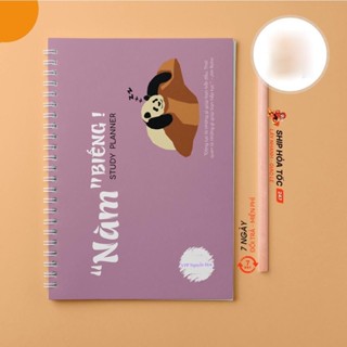  Sổ Tay Kế Hoạch Mục tiêu Nhật Ký Hàng Ngày Daily Planner A5 Gồm 72 Trang Bìa Mềm 