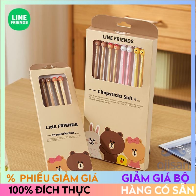[LINE FRIENDS]Đũa hợp kim[LK]