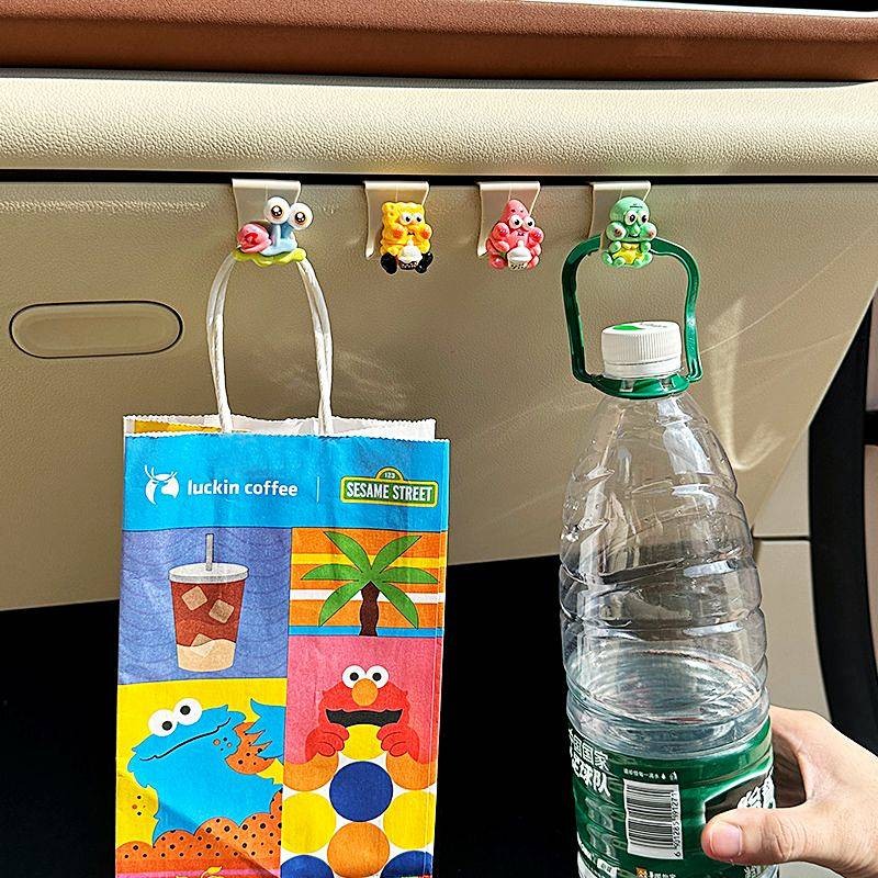 Car Hook Co-Pilot Glove Box BYD Seagull Dolphin Wuling Fruits Euler Good Cat Car Supplies Female PSS