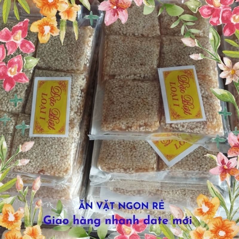 [Buôn sỉ rẻ] Combo 3 bịch kẹo mè xửng Huế Loại 1 rẻ