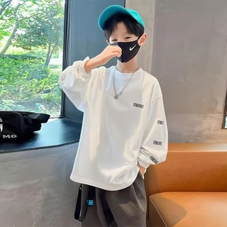 20-60kg Áo thun dài tay thời trang phong cách Hàn Quốc Dành Cho bé trai