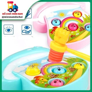 [CÓ ĐÈN NHẠC] Đồ chơi đập thú mini dành cho bé