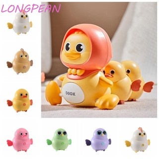 Longpean Đi Bộ Điện Gà Con, Gà Xoay Điện, Đồ Chơi Trẻ Em Cú Hoạt Hình Vui Nhộn Vịt Đi Bộ Điện Tập Đi