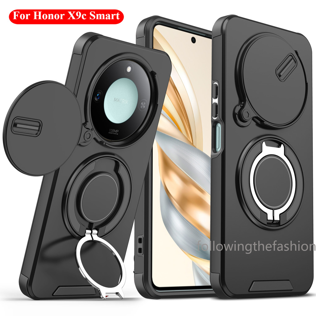 Ốp Cho honor X9c Smart 5G honor X9c X9c X9c Smart 4G 5G Vỏ Điện Thoại Chống Sốc Kim Loại Giáp Vòng G