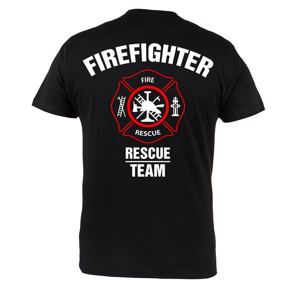 Mùa Hè Mới Nam Tee Thương Hiệu Quần Áo Áo Áo Thun FIREFIGHTER RESCUE TEAM IDEAL Cho FIREFIGHTERS Áo 