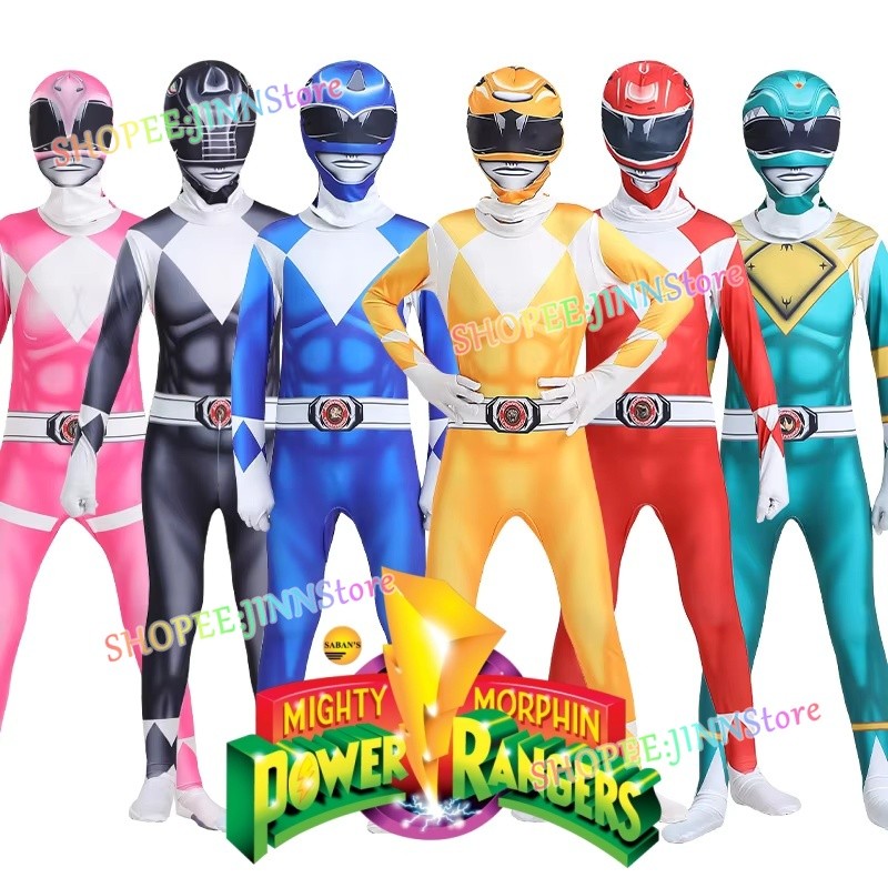 -JINN-POWER Samurai Sentai Shinkenger RANGERS Trang Phục Hóa Trang Người Lớn / Trẻ Em Siêu Anh Hùng POWER RANGERS Cosplay Áo liền quần