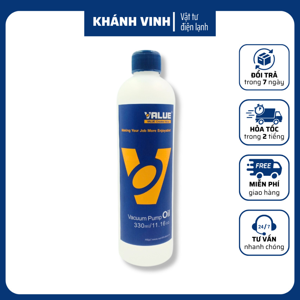 Dầu máy hút chân không Value 330ml - Dầu bơm chân không Value - Dầu nhớt máy hút chân không Value [K