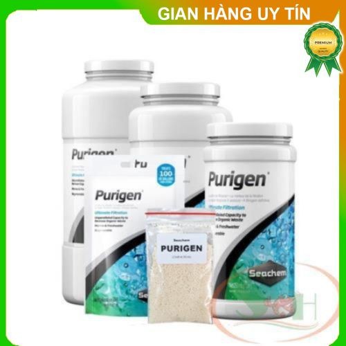 Vật liệu lọc Seachem Purigen túi 50ml, 100ml khử vàng đục màu lũa làm trong nước store2