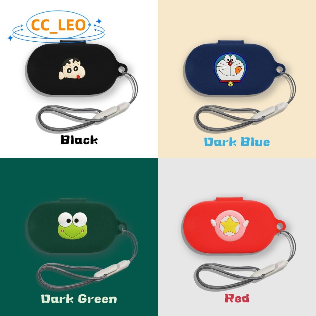 Case for Nothing Ear Open Cartoon Silicone Soft Case Cute Lanyard Finger Ring Shockproof Shell Compa