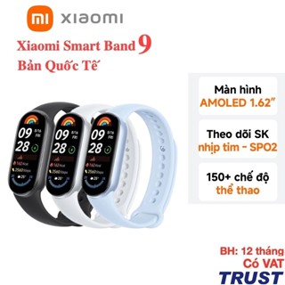[Bản Quốc Tế] Vòng Đeo Tay Thông Minh Xiaomi Mi Band 9 Theo Dõi Sức Khỏe, Tập Luyện - Chính Hãng