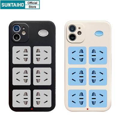 Suntaiho Ốp Lưng iPhone Thời Trang Độc Đáo Lắp Bảng Họa Tiết Ốp điện thoại Silicon Mềm Cao Cấp Chống Sốc Cho Iphone 16 15 14 13 12 11 Pro Max IP 7 8 Plus Iphon X Xs XR Xs Max Ốp Lưng Hàn quốc