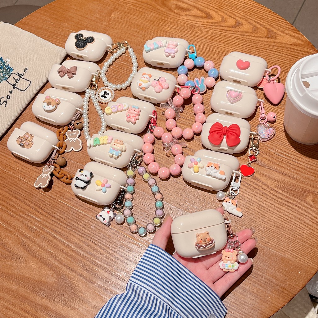 Dành Cho GOOJODOQ J206 Case ốp tai ng Vỏ Tai Nghe Cá Tính Ếch Phi Hành Gia Pacha Dog