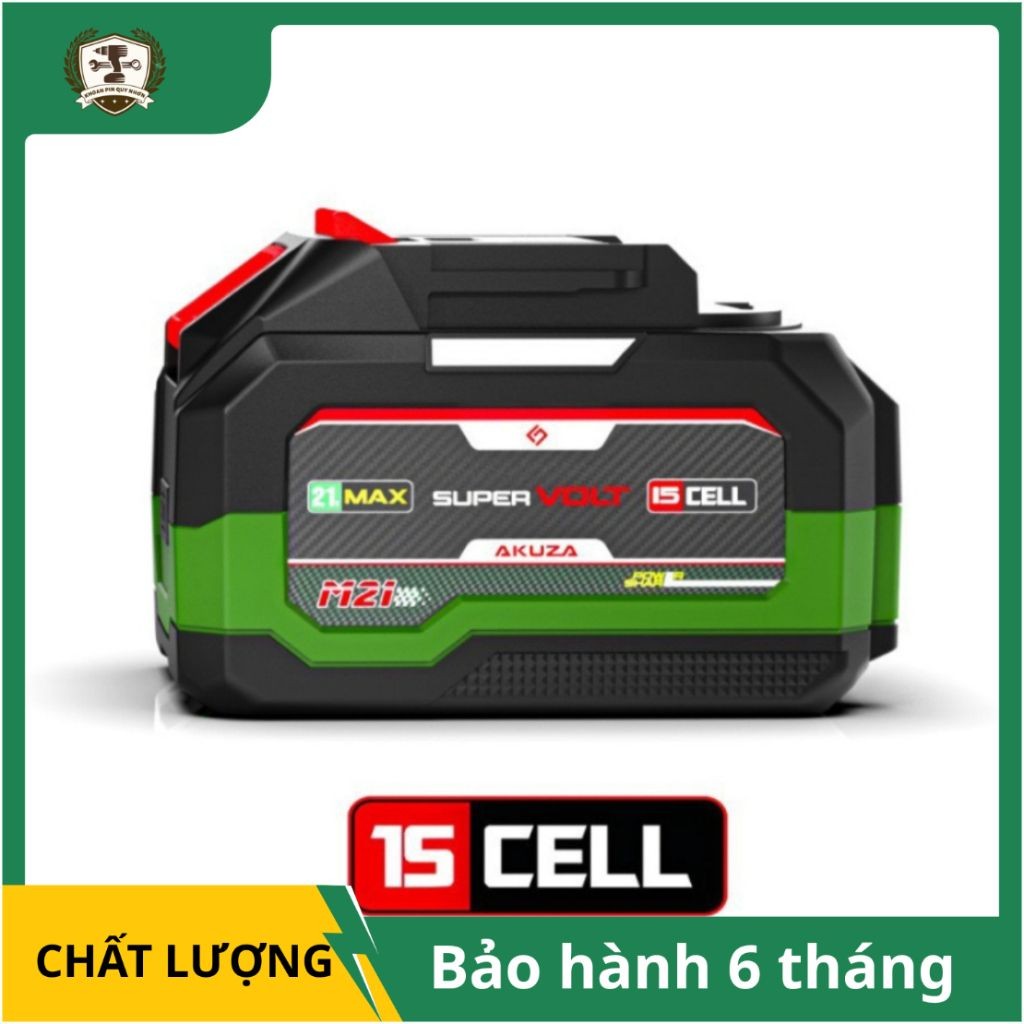 Pin 15 cell AKUZA cao cấp dung lượng 5AH không ngắt máy có tính năng chống va đập