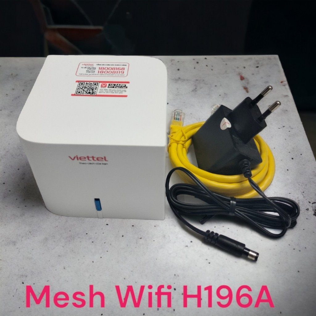 Mesh Wifi Viettel H196A Hàng Đẹp Như Mới - BAO KHOÁ - Sử dụng tất cả nhà mạng [VIETTEL/FPT/VNPT]