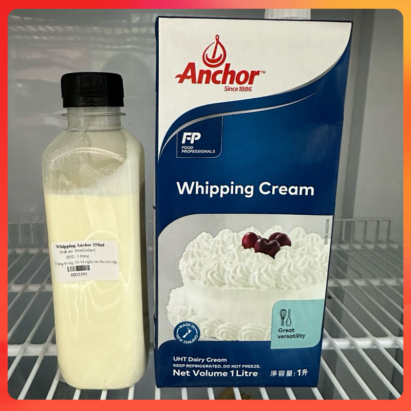 Kem sữa whipping cream Anchor 250ml SP01