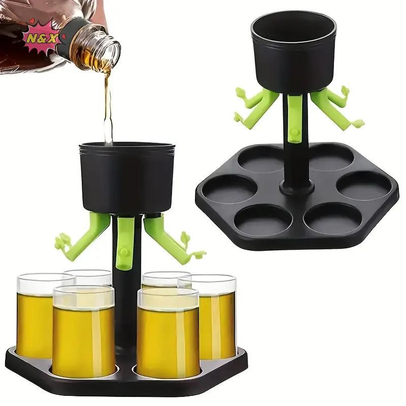 N & X Hexagon Fair Wine Divider Whisky Beer Wine Party Game Dụng cụ uống nước Party Fair Pourer Wine
