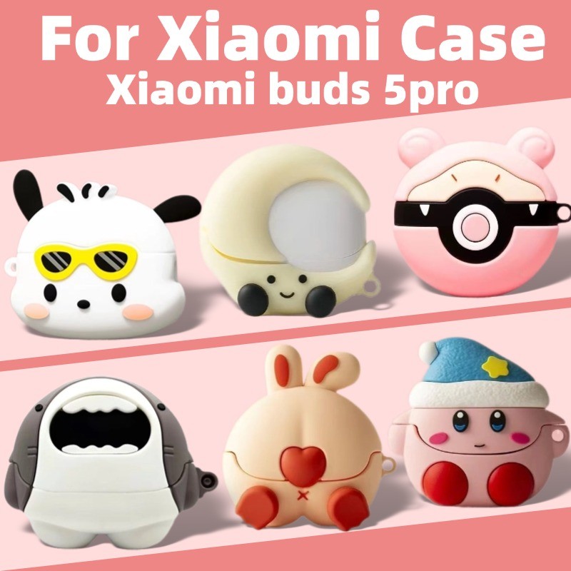 Dành Cho Xiaomi Buds 5 Pro Vỏ Tai Nghe Chống Sốc Xiaomi Buds 5 Pro Vỏ Silicon Chống Sốc