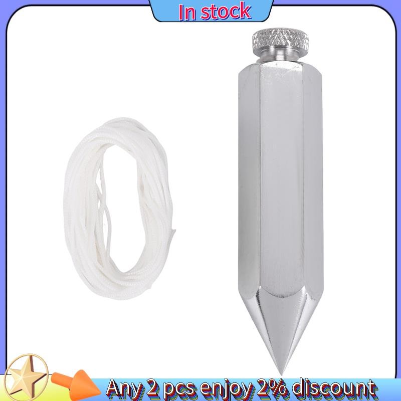 Trong -Hexagon Steel Plumb Bob General Level Plumb Bob với 4,5 M Messenger Bộ định mức thẳng cho ngư