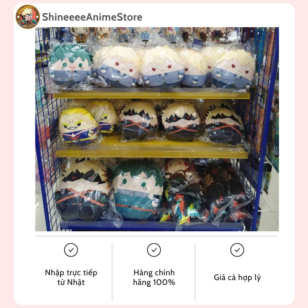 [CHÍNH HÃNG NHẬT BẢN] Gấu Bông Fuwa MHA My hero academia Học viện siêu anh hùng