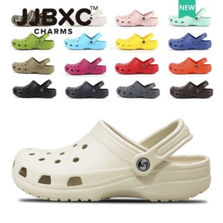 JJBXC Dép Lỗ Cổ Điển Unisex Đi Biển Chống Trơn | Dép Quai Hậu Nhẹ Êm, Sandal Bệt Thoáng Khí Thời Trang Hè
