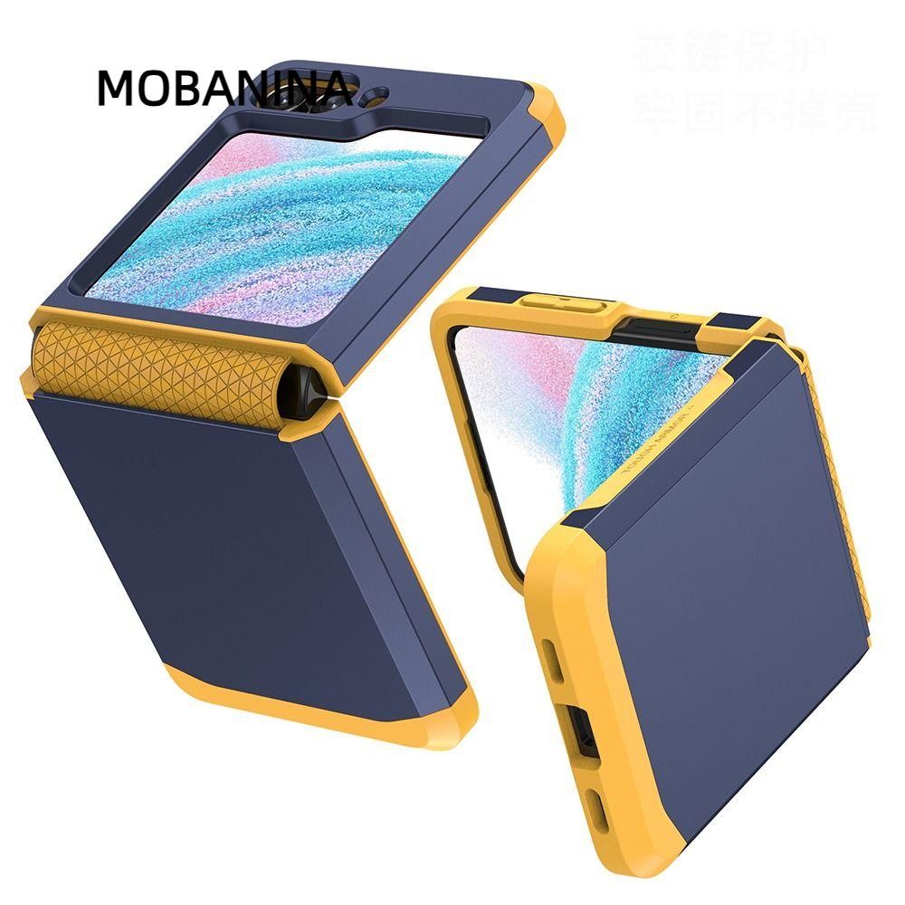 Mobanina 1 Cái Cho Z Flip 3 / 4 / 5, Vỏ Điện Thoại Bản Lề Giáp, PC Chống Sốc TPU Bảo Vệ Điện Thoại Di Động Bảo Vệ Cho Điện Thoại Galaxy