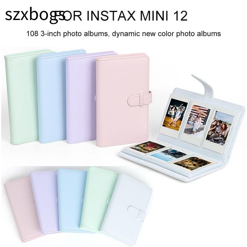 Bộ sưu tập thẻ máy ảnh phim SZXBOGS Giấy ảnh 3 inch cho Fujifilm Instax mini 12