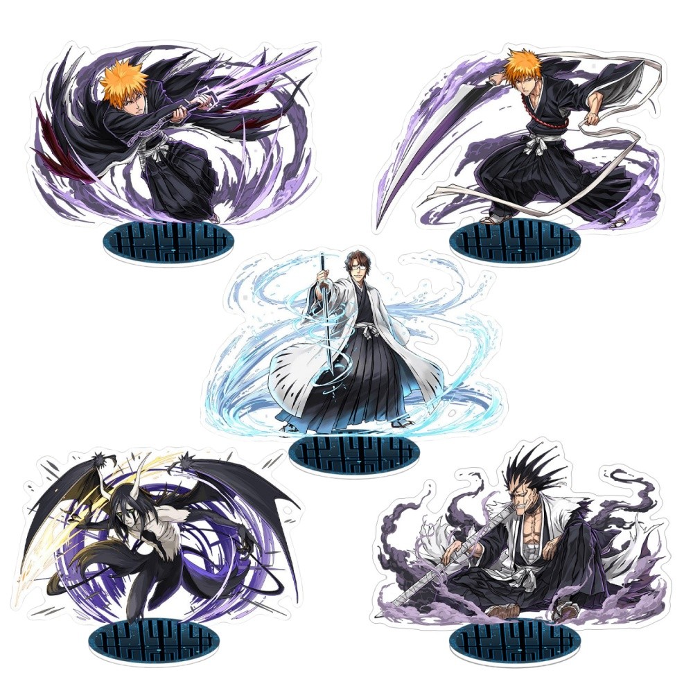 Móc Khoá, Mô Hình Standee BLEACH Kurosaki Ichigo Inoue Orihime Ishida Uryuu Trang Trí Bàn Học, Làm V