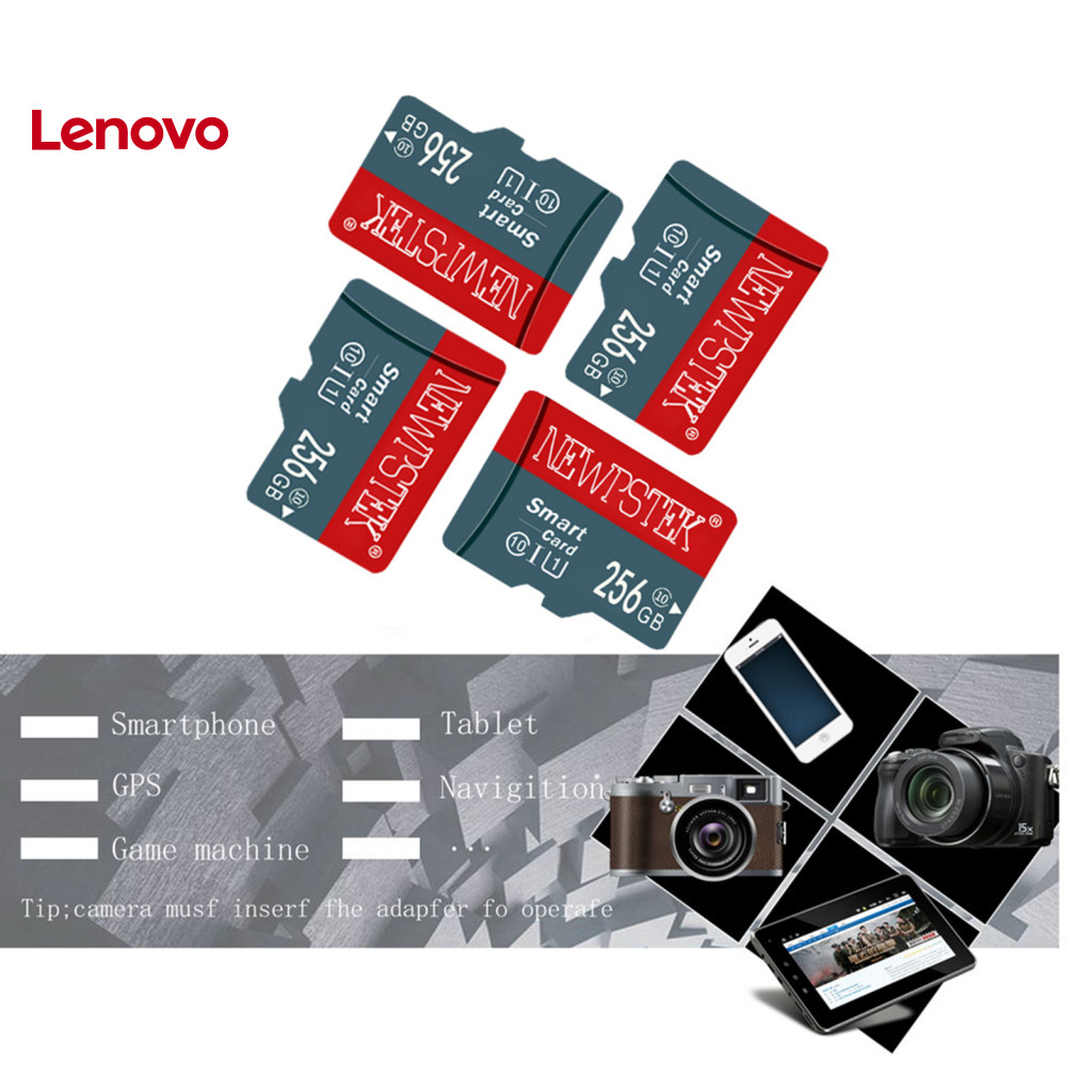 Thẻ Flash lưu trữ Mini Lenovo cho máy ảnh 32 / 64 / 128 / 256 / 512GB Thẻ Flash nhớ 1TB Hiệu suất ổn định