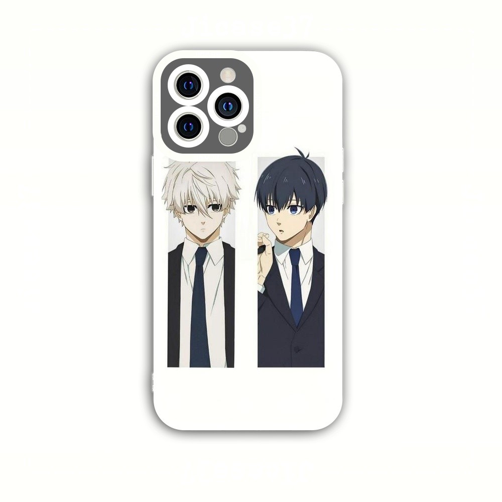 Ốp lưng iPhone Cạnh Vuông Samsung Xiaomi Oppo Anime Blue Lock nhân vật Isagi Yoichi x Nagi Seishiro