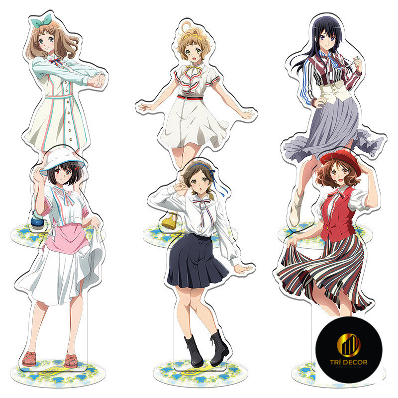 Móc Khoá, Mô Hình Standee hibike euphonium Season 3 Oumae Kumiko Trang Trí Bàn Học, Làm Việc