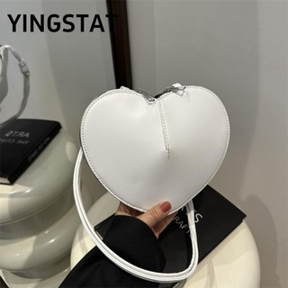 YINGSTAT Túi đeo vai trái tim , Túi xách nữ phổ biến, Túi Messenger hợp thời trang Hàn Quốc dung lượng cao
