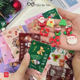  Set Túi mù noel - Túi Mù Giáng sinh - Túi mù charm chai charm đồ ăn charm hoạt hình cute 