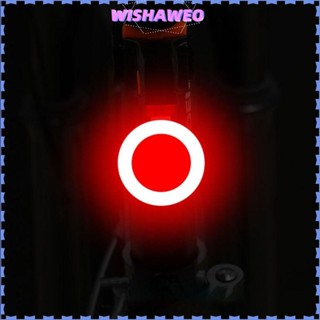 Đèn xe đạp cảnh báo Led WISHAWEO, Đèn hậu đi xe đạp ban đêm nổi bật trên núi, Phụ kiện xe đạp ngoài trời sạc USB