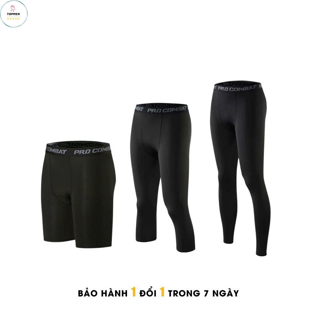 💎𝑭𝑹𝑬𝑬𝑺𝑯𝑰𝑷💎Quần Giữ Nhiệt Nam Quần LEGGING Nam Quần Dữ Nhiệt Nam Đá Bóng Combat Pro