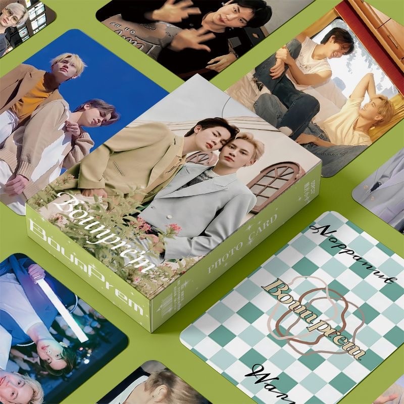 30-55 chiếc BUS Boun prem lovesick 2024 Photocards faye yoko lingorm Laser Hologram Lomo Card Orm Ko