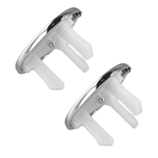 【FEELING 】Reliable ABS Sink Hole Overflow Replacement Cover Chrome Round Trim Ring