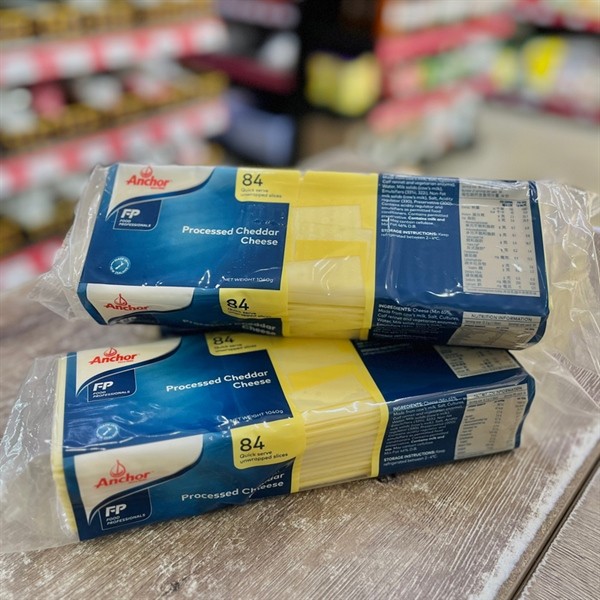 Phô mai lát Anchor Cheddar Trắng (1040g) - Mayshopbadinh