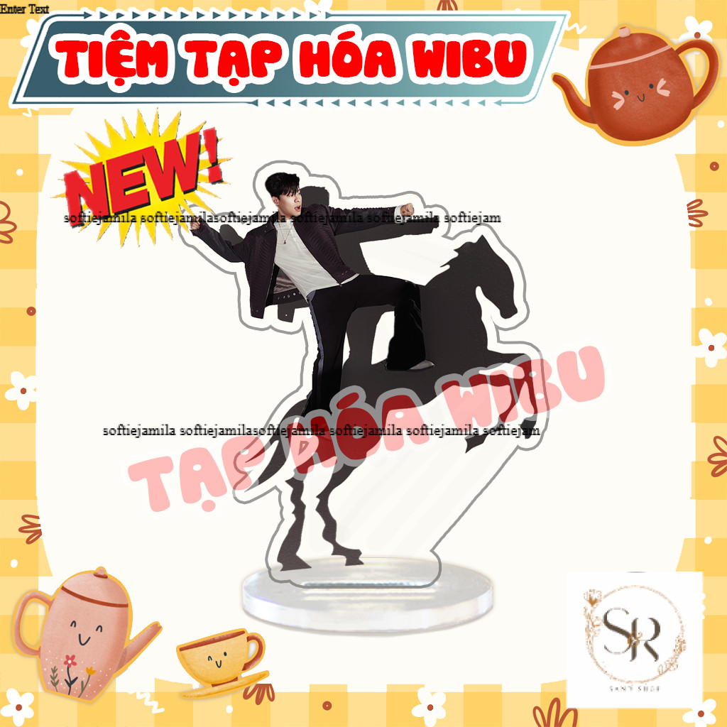 Mô hình Standee Tượng Móc Khóa Keychain Bằng Acrylic Hurrykng Rapper Gerdnang ANH TRAI SAY HI Tiệm T