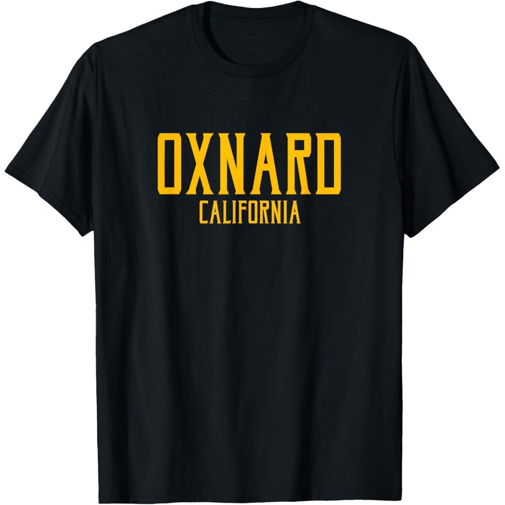 Áo thun in hình hổ phách văn bản Oxnard California