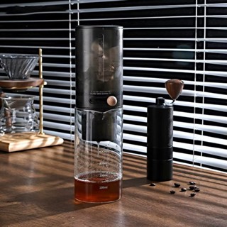   Tặng 100 Giấy Lọc  Bình Pha Cold Brew Nhỏ Giọt Cao Cấp – Thiết Kế Cold Drip 450ml Làm Cafe Đá Chuẩn Vị Quán 