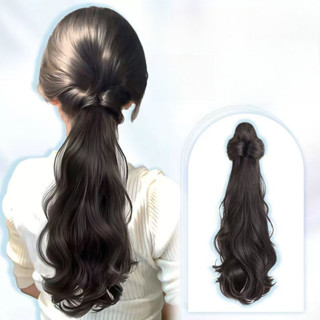 Tóc Giả Cho Người Phụ Nữ Kẹp Tóc Đuôi Ngựa Phụ Kiện Tóc Thấp Cao Đuôi Ngựa Cuộn Dài Mô Phỏng Tóc
