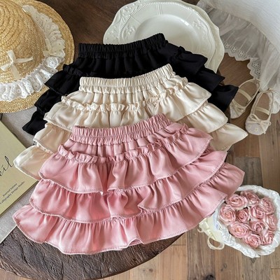 Chân Váy Nhiều Tầng Xòe Bèo Lưng Chun Cho Bé Gái 1-8 Tuổi MINTSCLOSET Quảng Châu - QR8643