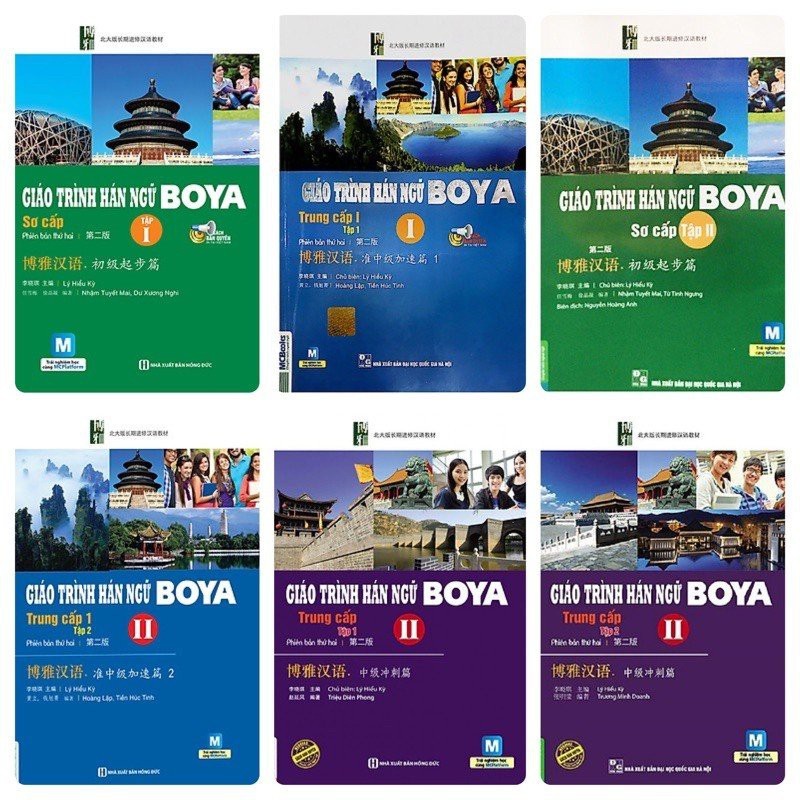 Sách Trọn Bộ 8 Cuốn Giáo Trình Hán Ngữ Boya MCCH8931 [Nhà sách Tri thức mới-148]