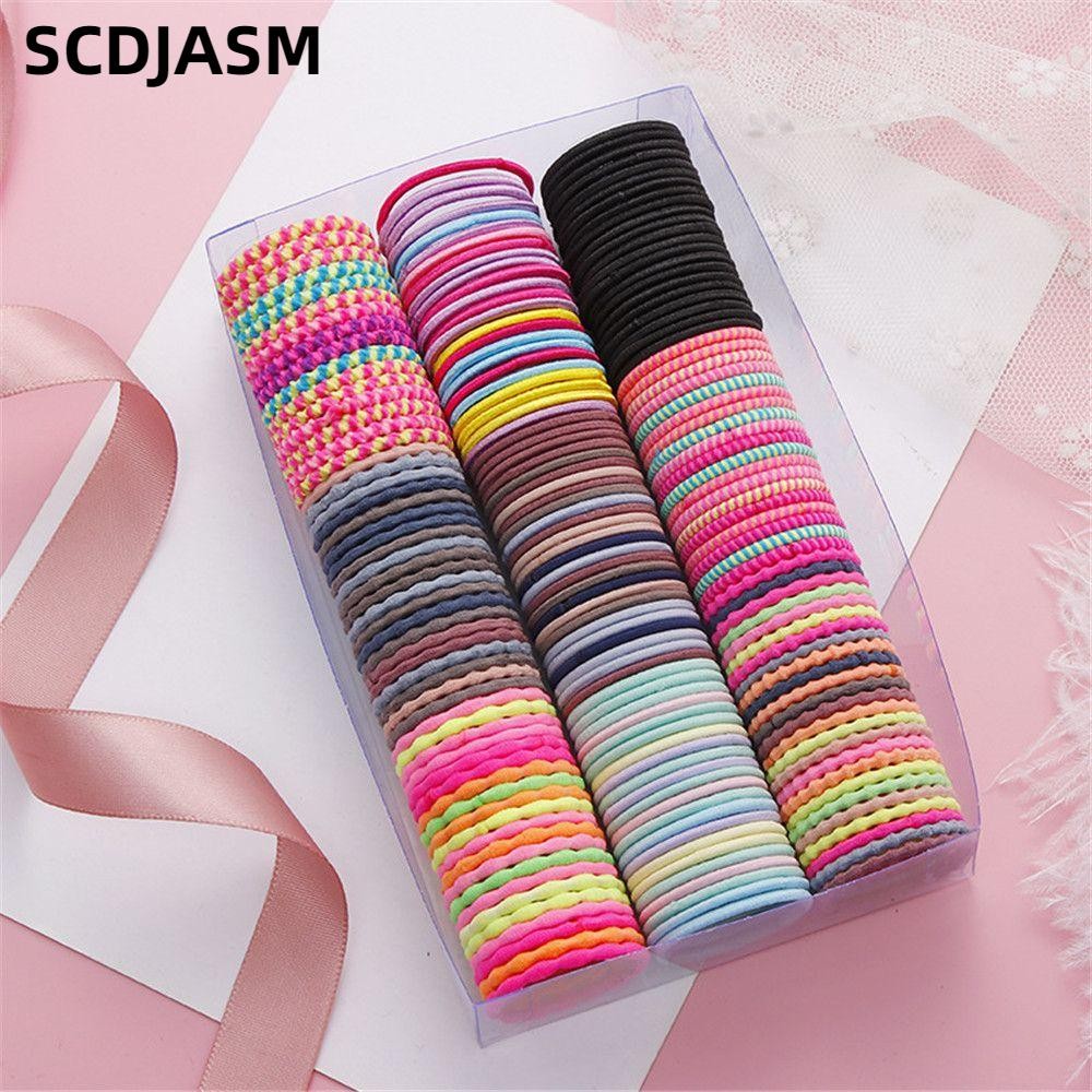 Set 50 dây buộc tóc dễ thương cho bé gái