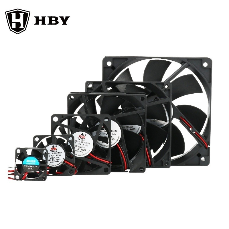 Quạt tuabin máy in 3D 4010 40x40X10 5010mm 50x50x10 2Pin Quạt làm mát không chổi than DC 12V Quạt ốn